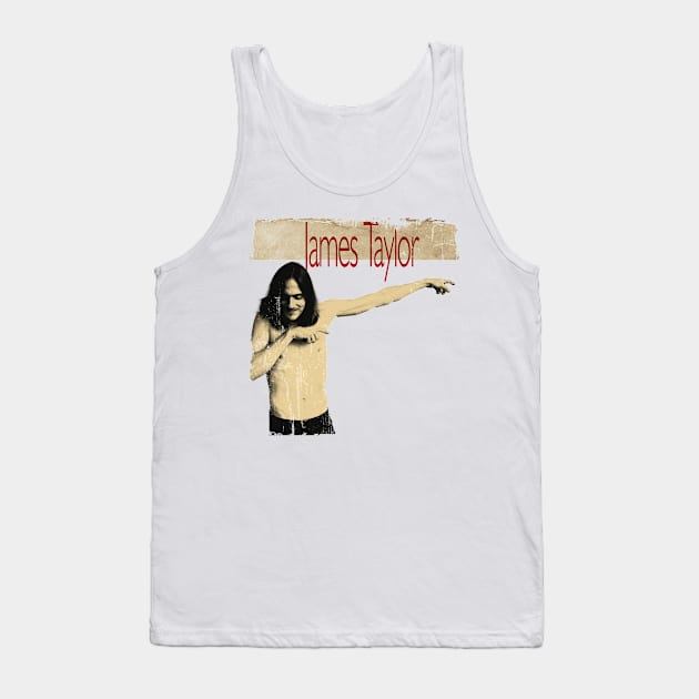 James Taylor - Apparel Tank Top by Kokogemedia Apparelshop